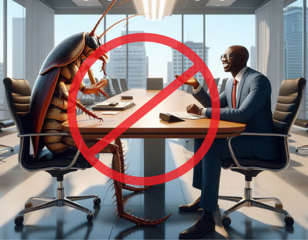 Roaches Don’t Close Deals